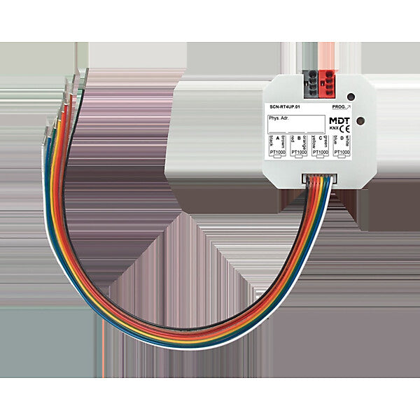 MDT technologies Temperaturregler/Sensor 4-fach UP,für PT1000 SCN-RT4UP.01